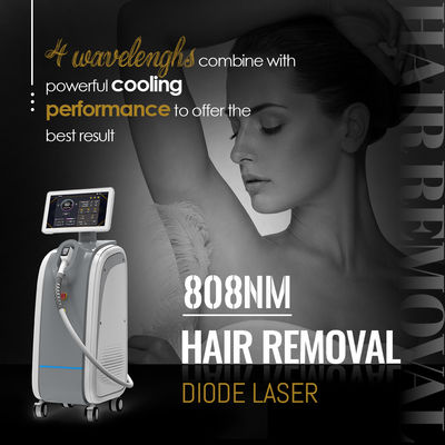 Geavanceerde High Power Diode Laser Hair Removal Machine 1200w TEC koeling
