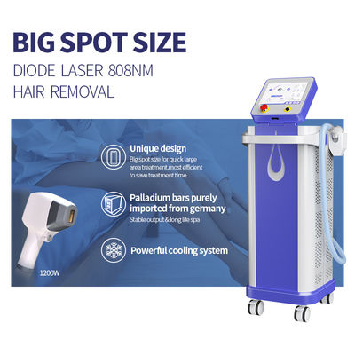 Krachtige 808 nm laser ontharing pijnloos Permanent voor salon