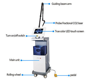 Het verticale van de de Lasermachine van Materiaal Medische Co2 Verwaarloosbare het Aftastenverwijdering Vaginale Aanhalen
