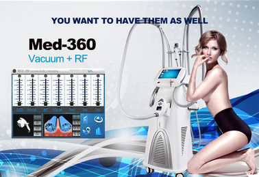 690 nm LED Vacuum Roller LPG + RF Slimming Machine With RF Power 50 Watt 13.6 MHz
