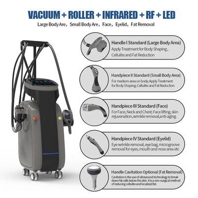 Professionele bodycontouring Vela Machine Vacuum Rf Lipolaser 6 in 1