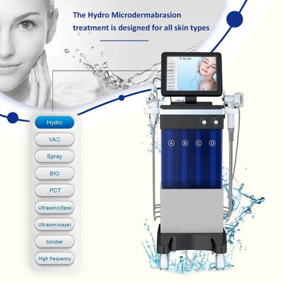 1.5Mhz Aqua Peel Machine Verticale Hydrafacial Dermabrasie Machine