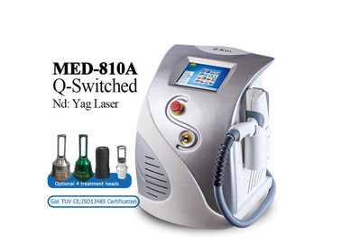 500w  Laser Tattoo Removal Equipment , Stationary Q Switched Nd Yag Laser Machine