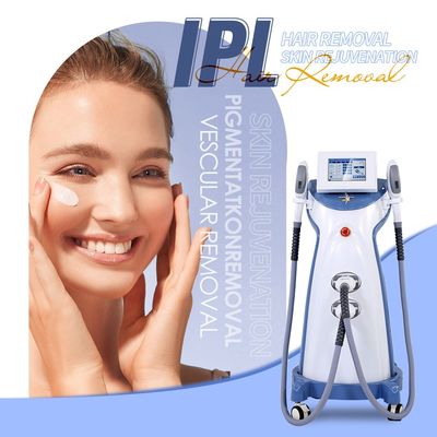 2 In1 IPL Hir Removal Machine E Light SHR Optioneel 3500W IPL Piekvermogen