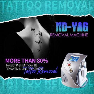 Medische High Power Q Switch ND YAG Laser Tattoo Removal Machine