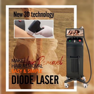 Traditionele 808 diode laser voor haarverwijdering 3 golf 755nm 808nm 1064nm