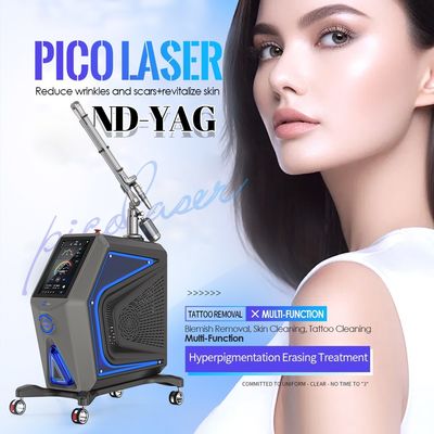 Big Power Pigmentatie verwijdering Pico Laser 1064 Nm 532Nm Echte vlekken